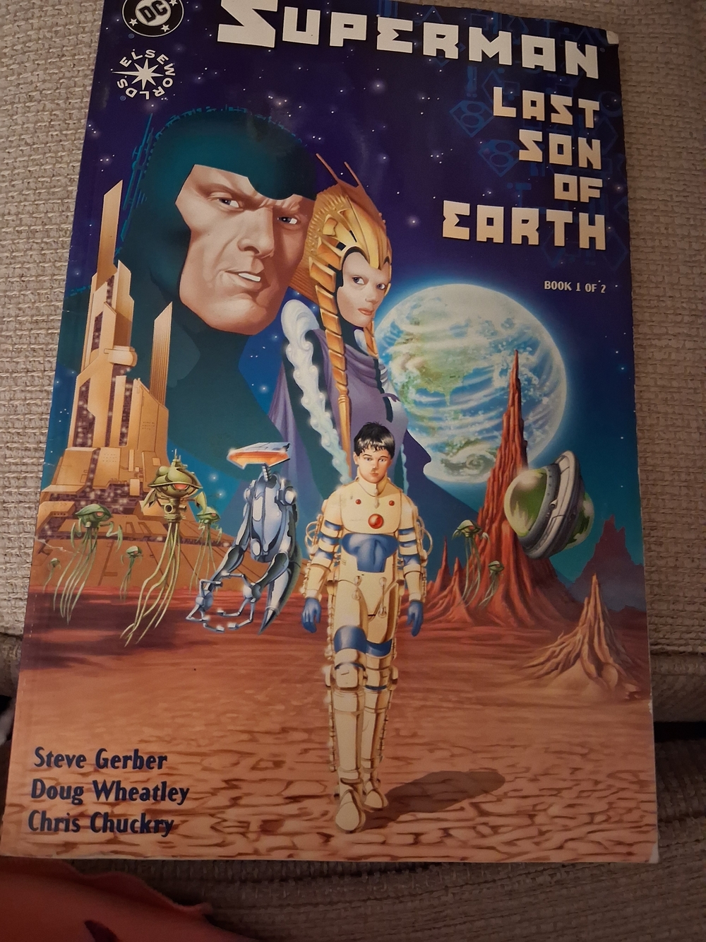 DC Superman: Last Son of Earth — Blue and Tan Sci‑Fi Cover Price Is Firm